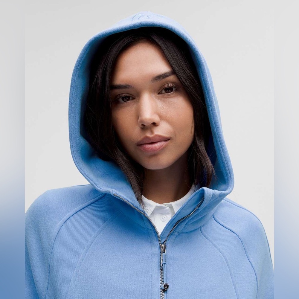 Lululemon Scuba Oversized Half-Zip Hoodie Aero Blue - Picture 5 of 11